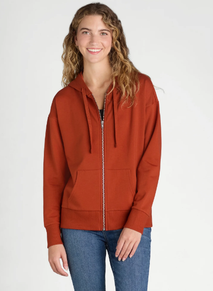 ime and Tru Women’s Fleece Zip Hoodie